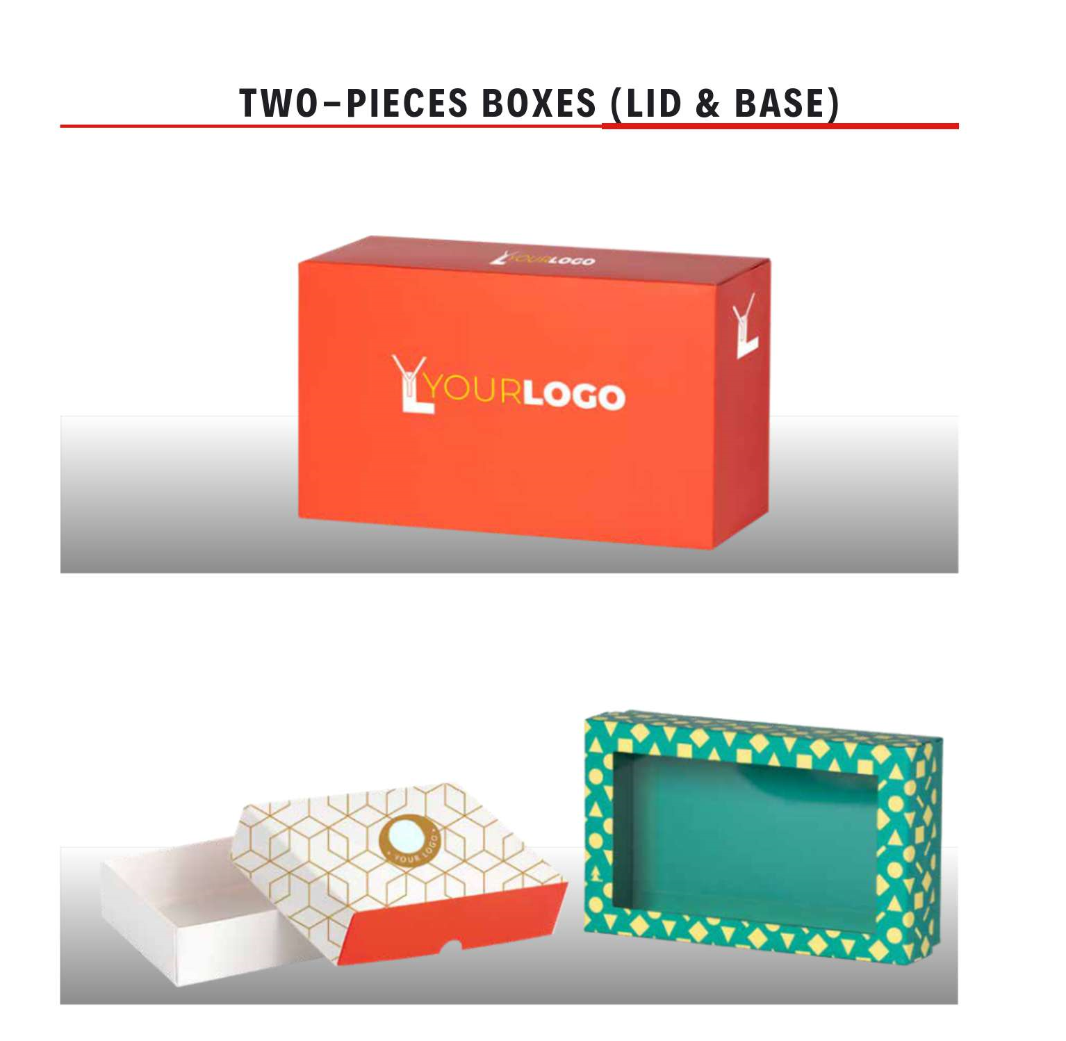 two pieces boxes